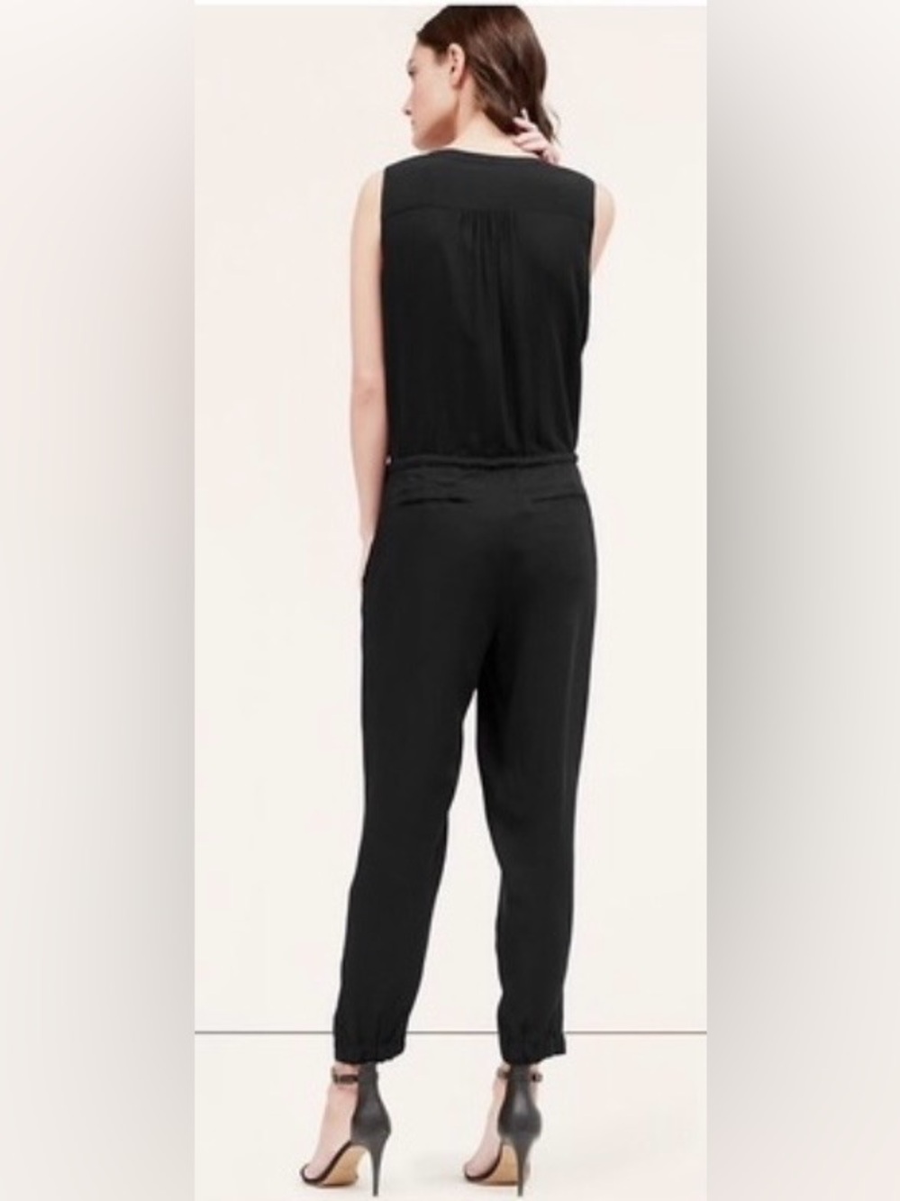 Loft FLUID SLEEVELESS JUMPSUIT - Picture 3 of 8